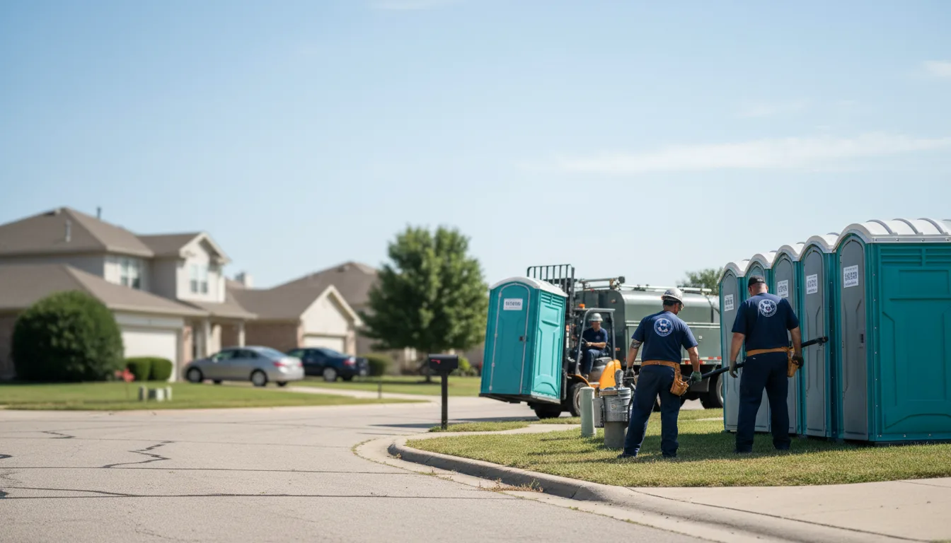 Porta Potty Rental in Colchester, IL near me